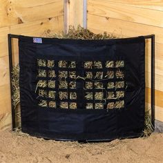 Slow Feed Attachment for Corner Floor Hay Rack Corner Feeders For Horses, Horse Stall Corner Hay Feeder, Diy Horse Stall Hay Feeders, Corner Hay Feeder For Horses, Horse Stall Hay Feeders, Stall Hay Feeder For Horses, Corner Hay Feeder, Barn Stall Ideas, Feed Room Ideas Barn