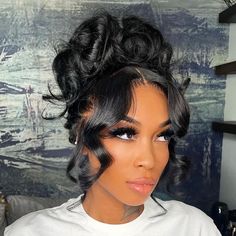 Blonde or black??

Wig Number: HDW111
150% density 13x6 HD lace front wig Brazilian virgin human hair  

#AprilLaceWigs #lacewigs #humanhairwigs #internationalshipping
#hairfashion #wiginstall #fulllacewigs #fulllacewig #lacefrontwigs #virginlacewigs #africanamericanhair #fulllacewigs #silktopwigs #humanhairwigs #hdlacewig #hdwig #hdlace #hdlacefrontwig #360lacewig #360wig #360fulllacewig Bridal Style Hair, On Shoulder Dress Hairstyles, Wedding Hair And Makeup Black Women, Pin Curls Ponytail For Black Women, Dressy Natural Hairstyles For Black Women, Updo Sewin Hairstyles, Pincurl Ponytail, Wedding Bun Black Women, Black Hair Ideas African Americans