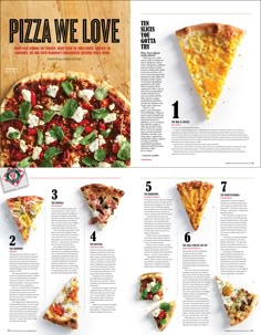 the pizza we love is shown in this magazine