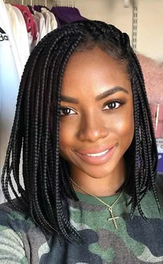 Back Length Braids, Knotless Braids Bob, Box Braid Bob, Short Box Braids Bob, Braid Bob, Braided Bob, Short Bob Braids, Box Braids Bob, Fall Highlights