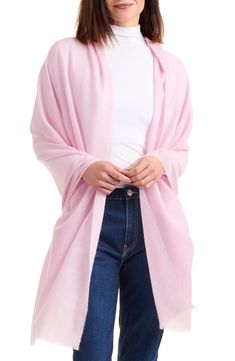 Snuggle up in the luxurious feeling of cashmere with this scarf that can be worn as a wrap for versatile styling. 36"W x 80"L 100% cashmere Dry clean Imported Leggings And Socks, Kids Uggs, Concert Looks, Style Pink, Swimwear Cover Ups, Suit Shop, Short Rompers, Blazer Dress, Lucky Brand