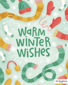 the cover of warm winter wishes