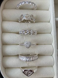 Evry Jewels silver rings Evry Jewels Rings Silver, Trendy Rings Silver, Silver Jewellery Aesthetic Rings, Beautiful Silver Jewelry, Evry Jewels Ring, Jewelry Accessories Rings Silver, Cute Rings Aesthetic Silver, Silver Aesthetic Rings, Trendy Jewelry Silver