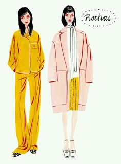 an image of two women in pajamas on the app store's iphone screen, one is wearing a pink and yellow outfit