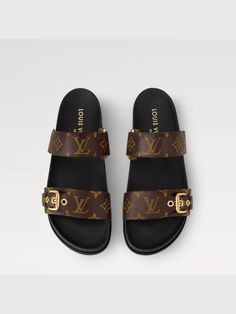 Gender: Women   Brand: LOUIS VUITTON   Product Name: Bom Dia Flat Comfort Mule Sandals Monogram Women   Bags Alora Code: 84789767   Origin: France   Designer Style ID 1AAW8D Louis Vuitton Slides, Louis Vuitton Official Website, Two Strap Sandals, Mule Shoes, Flat Mules, Louis Vuitton Sandals, Louis Vuitton Official, Mule Sandals, Comfortable Flats