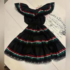 Brand New Bought From Mexico Directly Mexican Dress, Mexican Dresses, Kids' Dresses, Brand New, Dresses, Black, Color, Mexico