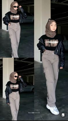 Hijabi Casual Outfits, Outfit Hijab Ideas, Mix And Match Outfits Hijab, Online Shopping Sites Clothes, Ootd Korean Style, Outfit Hijab Casual, Outfits Con Jeans, Outfit Korean Style, Hijab Trends