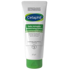 Suitable for very dry skin, the Cetaphil Daily Advance Moisturising Lotion nourishes and hydrates for up to 48 hours thanks to a blend of nine lipids and vitamin-rich actives.  Powered by niacinamide and panthenol, the formula visibly brightens and soothes the skin, while shea butter diminishes the look of dryness. Its creamy consistency lends long-lasting moisture with a non-greasy finish, making it perfect for post-shower use. Skincare Cetaphil, Leonor Greyl, Wella Color Fresh, Skin Care Range, Moisturizing Lotion, Best Skincare, Sensitive Skin Care, Dry Sensitive Skin, Dermatologist Recommended