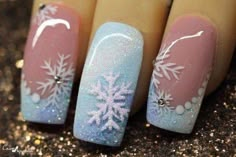 New Years Nail Designs, Christmas Nails Acrylic, Winter Nail Art, Winter Nail Designs, Xmas Nails