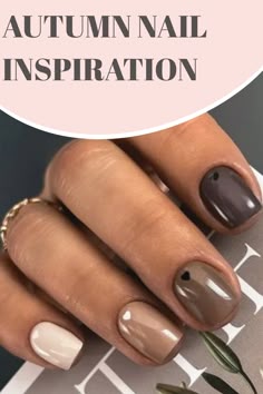 Autumn Nail Inspiration | Fall gel nails, Fall nail colors, Fall nail designs