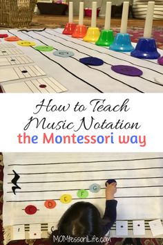 the montesso way for teaching how to teach music notation