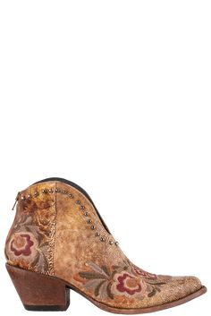 Western Brown Booties With Stacked Heel, Western Style Brown Booties With Stacked Heel, Western Style Leather Sole Booties For Fall, Brown Western Booties With Snip Toe, Western High Heel Booties With Stacked Heel, Western Boots For Women, Women's Cowboy Boots, Boots 2020, Short Booties