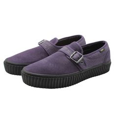 VANS Style 46 Billys Creeper Unisex Shoes with Buckle Color: Purple / Purple Snake/Animal Material: Suede Style No.: 721356 U.S. Size: 11.5 M & 13 W UK 11 EUR 45.5 Condition: Very Good Always Adding More! Snake Purple, Purple Snake, Vans Style, Suede Fashion, Black Gums, Unisex Shoes, Purple Velvet, Mens Vans, Purple Fashion