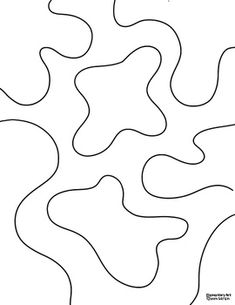 a black and white image of a pattern with wavy lines in the shape of circles