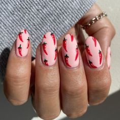 Nails 
Spring nails Ruby Nails, Classy Almond Nails, Minimal Nails Art, May Nails, Manicure Inspiration, Pretty Nail Art Designs