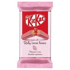 kitkato candy bar in pink packaging