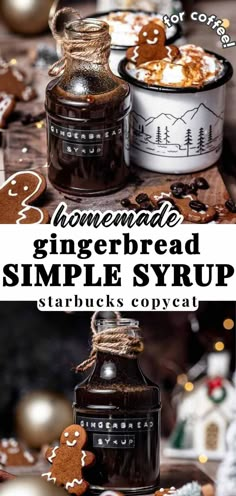 homemade gingerbread simple syrup recipe for christmas