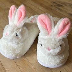 Super Cute White Pink Bunny Love You Forever My Baby You’ll Be Slippers Buttery Soft Fur These Are Brand New Never Tried On Rabbit Slippers, Bunny Slippers, Snow Bunny, Snow Bunnies, Pink Bunny, White Snow, Love You Forever, Cute Woman, My Baby