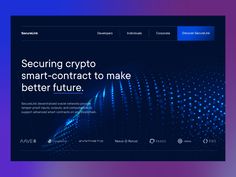 the homepage for secure crypt