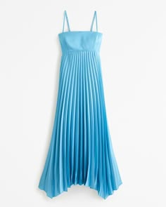 Women's The A&F Giselle Clasp-Back Pleated Midi Dress | Women's Dresses & Jumpsuits | Abercrombie.com Spring Ball Dress, Resort Formal, Spring Ball, Cute Jumpsuits, Bday Outfits, Wedding Bridesmaid Dress, Winter Ball, Wedding Guest Attire, Alpha Delta Pi