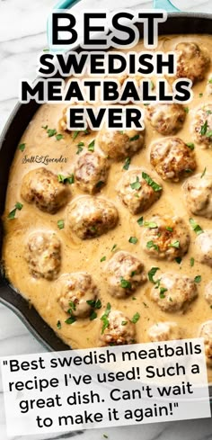 the best swedish meatballs ever