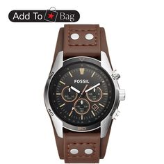 in stock Leather Chronograph Watch With Subdials For Everyday, Leather Strap Chronograph Watch For Daily Use, Leather Chronograph Watch For Everyday, Everyday Leather Chronograph Watch With Analog Display, Leather Watches With Subdials For Everyday Use, Leather Chronograph Watch With Analog Display For Everyday Use, Brown Leather Chronograph Watch Accessories, Leather Chronograph Watch For Outdoor, Leather Outdoor Watches With Subdials