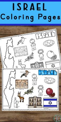 Help kids learn about the country of Israel, in the Middle East, with these free printable Israel Coloring Pages. These super cute free coloring sheets are perfect for  preschool, pre k, kindergarten, first grade, 2nd grade, 3rd grade, 4th grade, and 5th grade kids. Grab the downloadable pdf, crayons, and start learning about landmarks, Israel flag, and shape of Israel. Globe Activities, Hebrew School Activities, Yom Haatzmaut, Hebrew School, Flag Crafts, Free Coloring Sheets, Facts For Kids, Bible Lessons, Help Kids