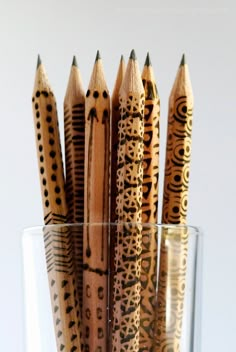 Hantverk Diy, Wood Burning Tool, Pyrography Art, Wooden Pencils