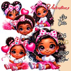 Black Chibi, Chibi Stickers, Pink Valentines, Cute Doll, Scrapbook Albums, Printable Invitations, Sticker Shop, Cute Dolls, Png Format