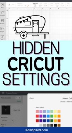 the hidden cricut settings in adobe