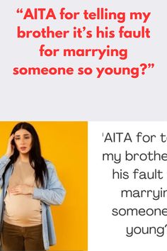 a woman holding her hand to her ear with the caption atta for telling my brother it's his fault for marrying