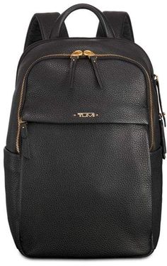 Tumi Voyageur Leather Daniella Small Backpack Sophisticated Backpack, Jewerly Bag, Small Backpack Black, Tumi Backpack, Tumi Luggage, Small Leather Backpack, Travel Purse, Black Leather Backpack, Small Backpack