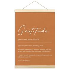 a sign hanging on the wall that says,'gratefule great - good mum english '