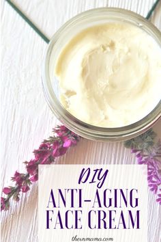 Anti Aging Face Cream Diy, Face Cream Diy, Diy Face Moisturizer, Homemade Face Cream, Anti Aging Night Cream, Diy Anti Aging, Creme Anti Age, Anti Aging Creme, Diy Skin Care Recipes