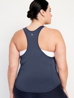 crew neck sleeveless racerback seamed front and back go-dry wicks moisture fitted hits high on hip models are approx.  5'9" and wear sizes s (4), l (12) and xl (18) Racerback Top, Crop Tank Top, Jack Black, Petite Size, Wicks, Cropped Tank Top, Crop Tank, New Product, Old Navy