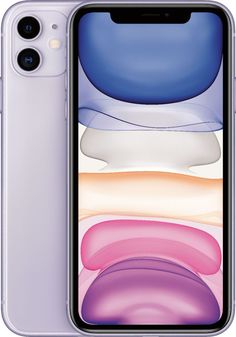 the iphone 11 is shown in white and has three different color options, including an apple logo