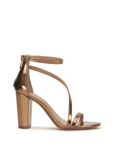 Sloyan High Heel Sandal in Bronze Bronze Shoes, Brown Block Heels, Heels Prom, Dream Prom, Outfit Shopping, Prom Heels, Summer Heels, Winter Formal, Brown Heels