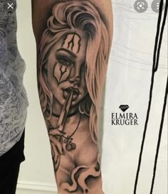 Henne Tattoo, Chicano Tattoos Sleeve, Catrina Tattoo, Gangsta Tattoos, Clown Tattoo, Chicano Tattoos, Forarm Tattoos