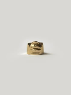 SELF PORTRAIT RING IN GOLD – GRACE LING Accessory Inspo, Casual Rings, Metal Working Projects, Jewelry Design Inspiration, Signet Rings, Funky Jewelry, Jewelry Inspo, Dream Jewelry, Signature Logo