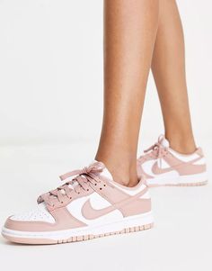 Nike Dunk Low sneakers in rose pink | ASOS Pink Sporty High-top Sneakers With Rubber Waffle Outsoles, Sporty Pink High-top Sneakers With Rubber Waffle Outsoles, Nike Mid-top Sneakers With Textured Sole, Pink Sports Sneakers With Vulcanized Sole, Pink High-top Running Sneakers With Rubber Sole, Pink Low-top Sneakers With Laces, Nike Lace-up Sneakers With Cushioned Footbed, Pink High-top Running Sneakers With Round Toe, Pink High-top Sneakers For Running With Round Toe