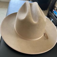 The Classic Stetson Hat Of The Gentleman Cowboy, The Open Road 6x Fur Felt Western Hat Has Long Been Associated With Us Presidents Harry Turman And Lyndon B. Johnson. As Seen On The Heads Of Actors Jackie Gleason In Smokey And The Bandit, Harvey Keitel In Dusk Until Dawn And Owen Wilson In The Royal Tennenbaums; And Musician And Songwriter, Jeff Tweedy. *When Brushing Your Open Road, You Will Notice A Light Powder Fly From The Hat. Don't Fear! Stetson Lightly Powders Light-Colored Felts At The Stetson Factory In Order To Facilitate The Cleaning Process. Approx. 4" Cattleman Crown 2 3/4" Snap Brim Made Of: 100% Fur Felt - 6x Quality Made In The Usa 6x Fur Felt Narrow Grosg Jeff Tweedy, Harvey Keitel, Lyndon B Johnson, Stetson Hats, Jackie Gleason, The Bandit, Smokey And The Bandit, Owen Wilson, Stetson Hat