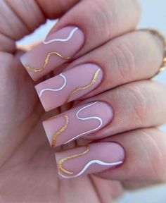 Royal Nails, Diy Nails Easy, Nail Art Designs For Beginners, Swirl Nail Art, Ideas Uñas, Easy Nail Art Designs, Professional Manicure, Nail Drills, Nail Art Gel