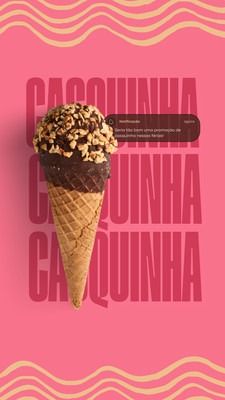 an ice cream cone with nuts in it and the words carolina cajunha on top