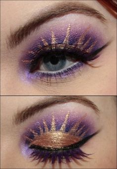 Lindo esse olho! Make Up Designs, Drag Make-up, Disney Makeup, Beauty Make-up, Creative Eye Makeup