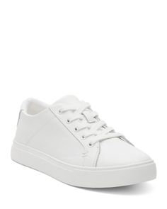 Toms Women's Leather Low Top Lace Up Sneakers Women's White Sneakers, White Tennis Shoe, Thrifting Ideas, White Slip On Sneakers, White Tennis Shoes, White Leather Sneakers, White Sneakers Women, Sneakers Women, Lace Up Sneakers