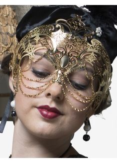 Maschere e accessori Anni '20 - Il Grande Gatsby Venetian Masks, Venetian Mask, Satin Ribbons, The Great Gatsby, 1920s Fashion, European Union, Gatsby, Satin Ribbon, Repellent