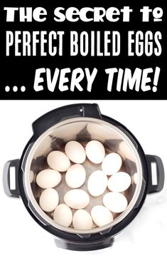 Instant Pot Hard Boiled Eggs Gimmesomeoven Recipes, Easy Hard Boiled Eggs, Pickled Eggs Recipe, Instant Pot Hard Boiled Eggs, Breakfast Vegetarian, Hard Boiled Egg Recipes, Boil Eggs, Peeling Hard Boiled Eggs, Making Hard Boiled Eggs