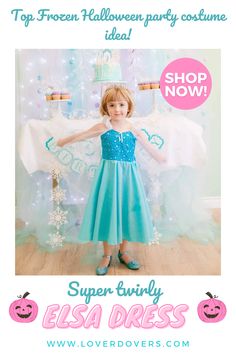 Play dress up comfortably with this super twirly Elsa dress. One of Lover Dovers all time BESTSELLER! Shop now! Elsa Character, Frozen Halloween, Frozen Elsa Dress, Frozen Costume, Play Dress Up, Twirly Dress, Frozen Movie, Elsa Dress, Princess Dresses