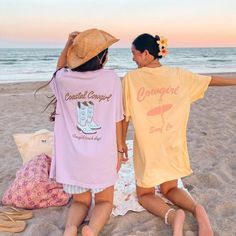 - 6.1 oz., 100% ring spun USA cotton- Preshrunk, soft-washed, garment-dyed fabric- Unisex Sizing Will not shrink when washed/dried- Runs true to size, Size up for oversized look Cowgirl Beach, Banana Water, Cowgirl Summer, Mint Water, Lavender Water, Blue Granite, Trendy Tees, Oversized Look, Black Ice