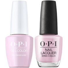 OPI Gel & Lacquer Matching Color 0.5oz - H004 Hollywood & Vibe OPI GelColor is a thin brush-on formula, designed for high performance and a glossier finish compared to regular nail polish. - Enjoy up to 3 weeks of intense wear & shine - Fewer chips, more shine - Quick & easy to apply - Shine-intense -OPI GelColor nail shades cure in 30 seconds under a LED light and last for weeks. OPI Nail Lacquer is OPI's original nail polish formula - combines high quality and fashion-forward shades with witty Opi Red, Opi Colors, Tammy Taylor, Gel Lacquer, Opi Nail Lacquer, Nail Art Supplies, Movie Buff